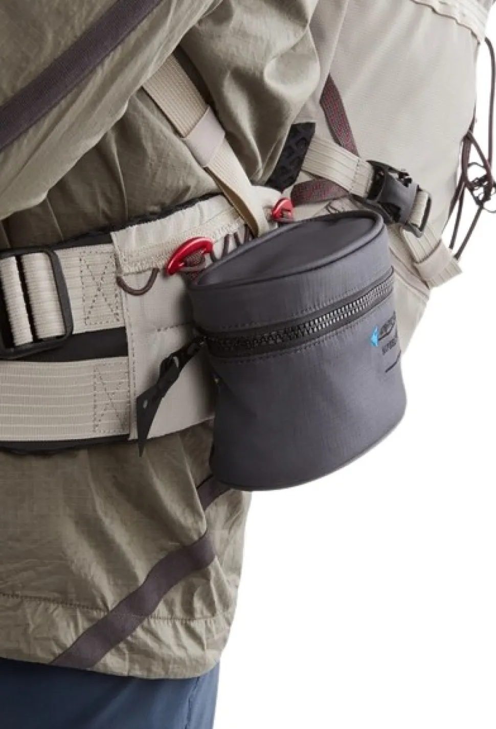 Klattermusen Hipbelt Pocket 2.0 Lisatasku, Tummanharmaa