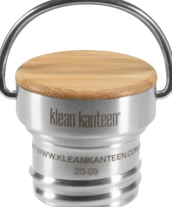 Klean Kanteen Bamboo Loop Cap Juomapullon Korkki, Teras (Classic-Malleihin)