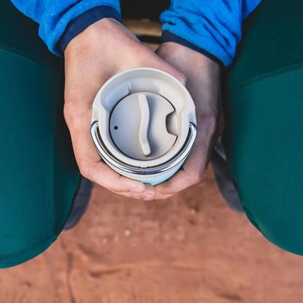 Klean Kanteen Tkwide 473Ml With Wide Cafe Cap Blue Tint
