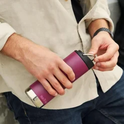 Klean Kanteen Tkwide 473Ml With Wide Cafe Cap Purple Potion