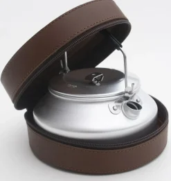 Lemmelkaffe Kahvipannu Nahkalaukulla