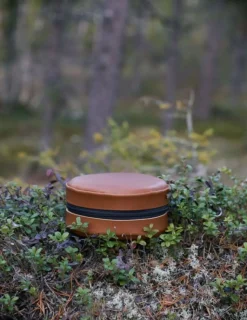 Lemmelkaffe Kahvipannu Nahkalaukulla