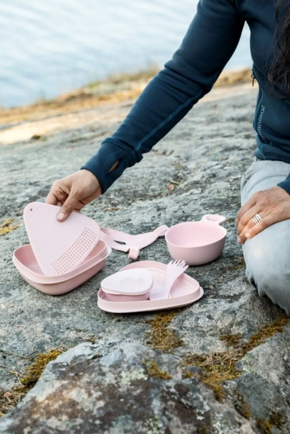 Light My Fire Outdoor Mealkit Bio Astiasarja, Sandy Green