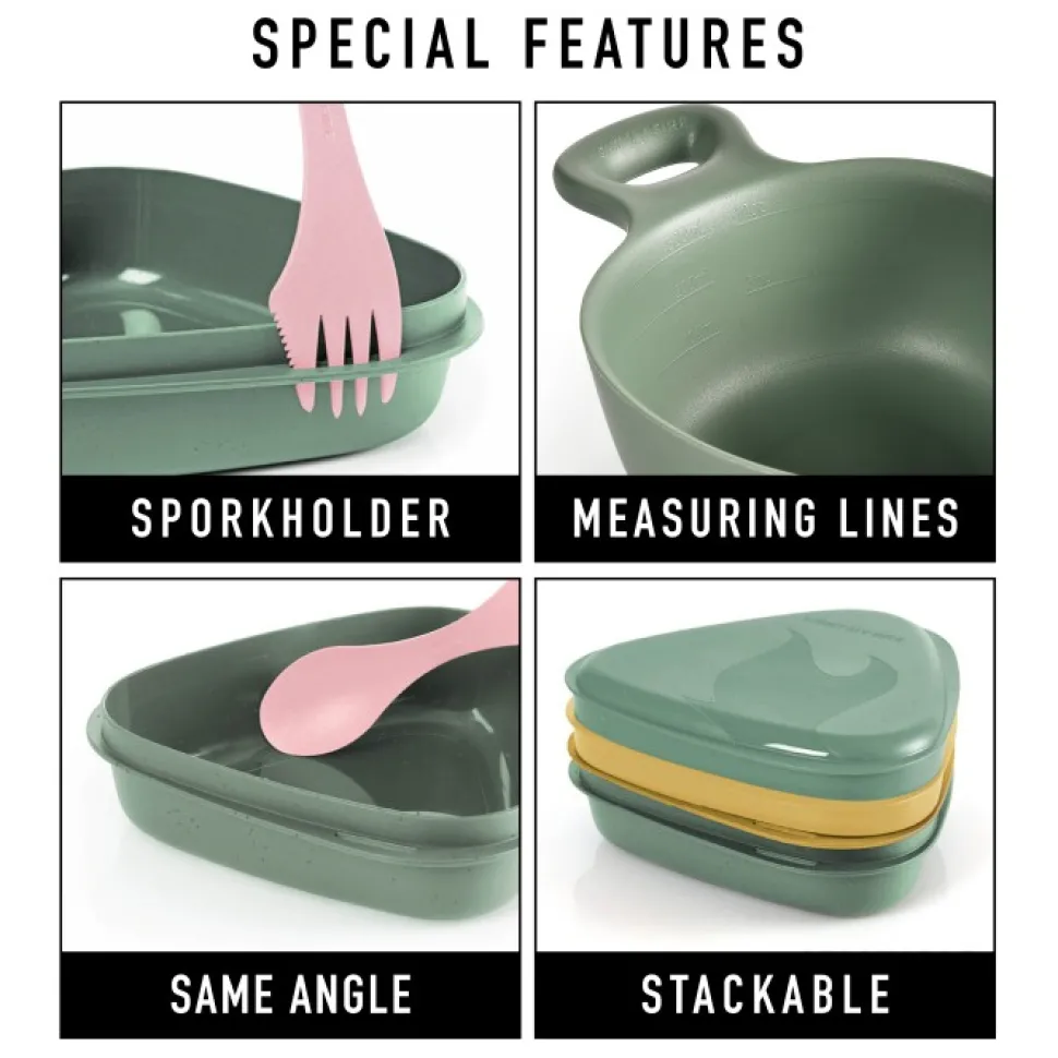 Light My Fire Outdoor Mealkit Bio Astiasarja, Sandy Green