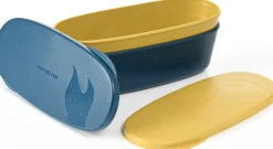 Light My Fire Snapbox Oval Bio 2-Pack Musty Yellow / Hazy Blue