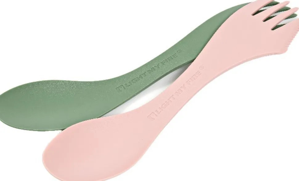 Light My Fire Spork Original Bio 2-Pack Sandy Green / Dusty Pink