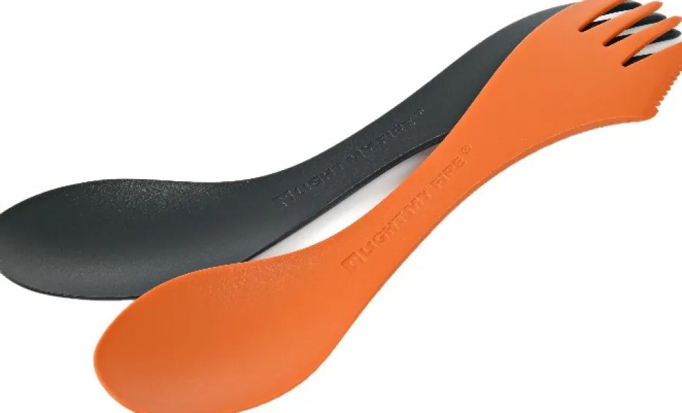 Light My Fire Spork Original Bio 2-Pack Rusty Orange / Slaty Black