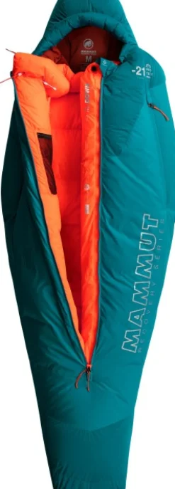 Mammut Protect -Naisten Untuvamakuupussi Max. 180Cm, -21°C (Petrol)