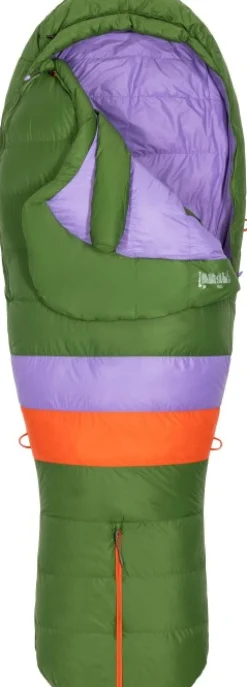 Marmot Angel Fire Long Naisten Untuvamakuupussi, Foliage/Paisley Purple