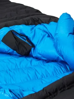 Marmot Paiju Down -12°C Regular Left Zip Black/Clear Blue Unisex