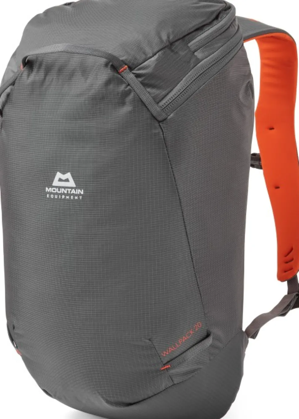 Mountain Equipment Wallpack 20 Reppu, Tummanharmaa/Oranssi