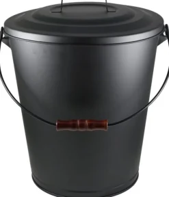 Muurikka Behallare For Aska Med Lock, Stal/Zink, 25L