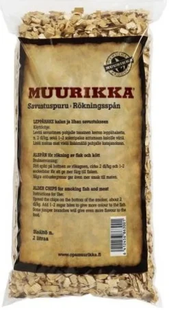 Muurikka Savustushake Leppa 2 Litraa 330 G