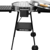 Muurikka 2200W Sahkogrilli Vaunulla Ja Sivupoydilla