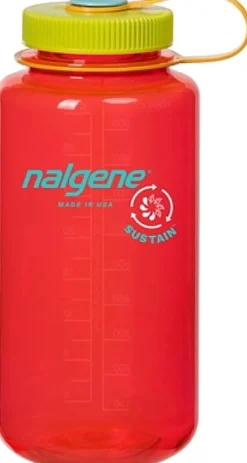 Nalgene Ymparistoystavallinen Pullo, 1 L, Punainen