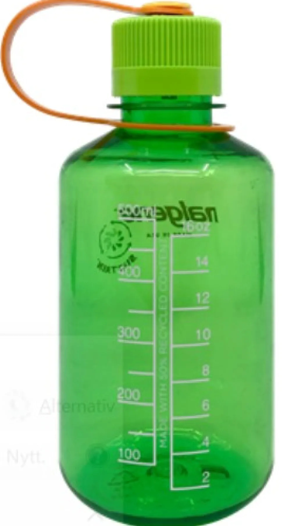 Nalgene Ymparistoystavallinen Pullo, 0,5 L, Vihrea