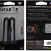 Nite Ize Gear Tie 6-Black 2-Pack