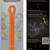 Nite Ize Gear Tie 18-Bright Orange 2-Pack