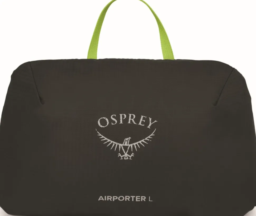 Osprey Airporter Large Rinkan Suojapussi, 70 - 110 L, Musta