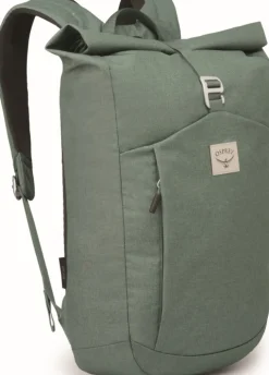 Osprey Arcane Roll Top Reppu Rullasulkimella, Harmaavihrea, 22 L