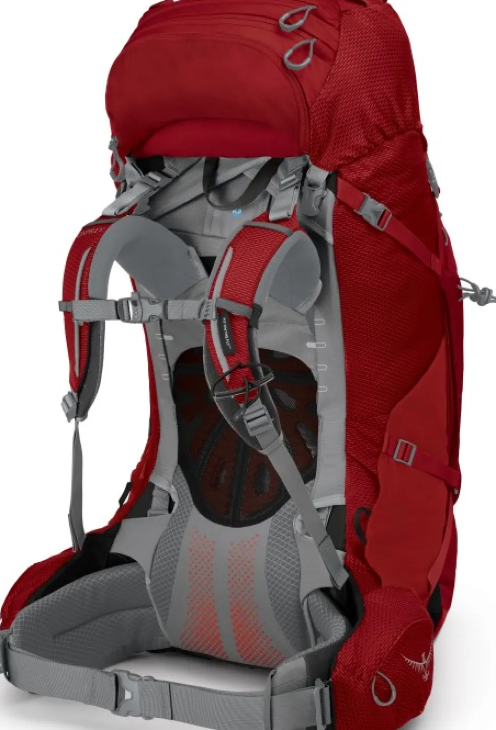 Osprey Ariel Plus 70 Naisten Rinkka, Punainen