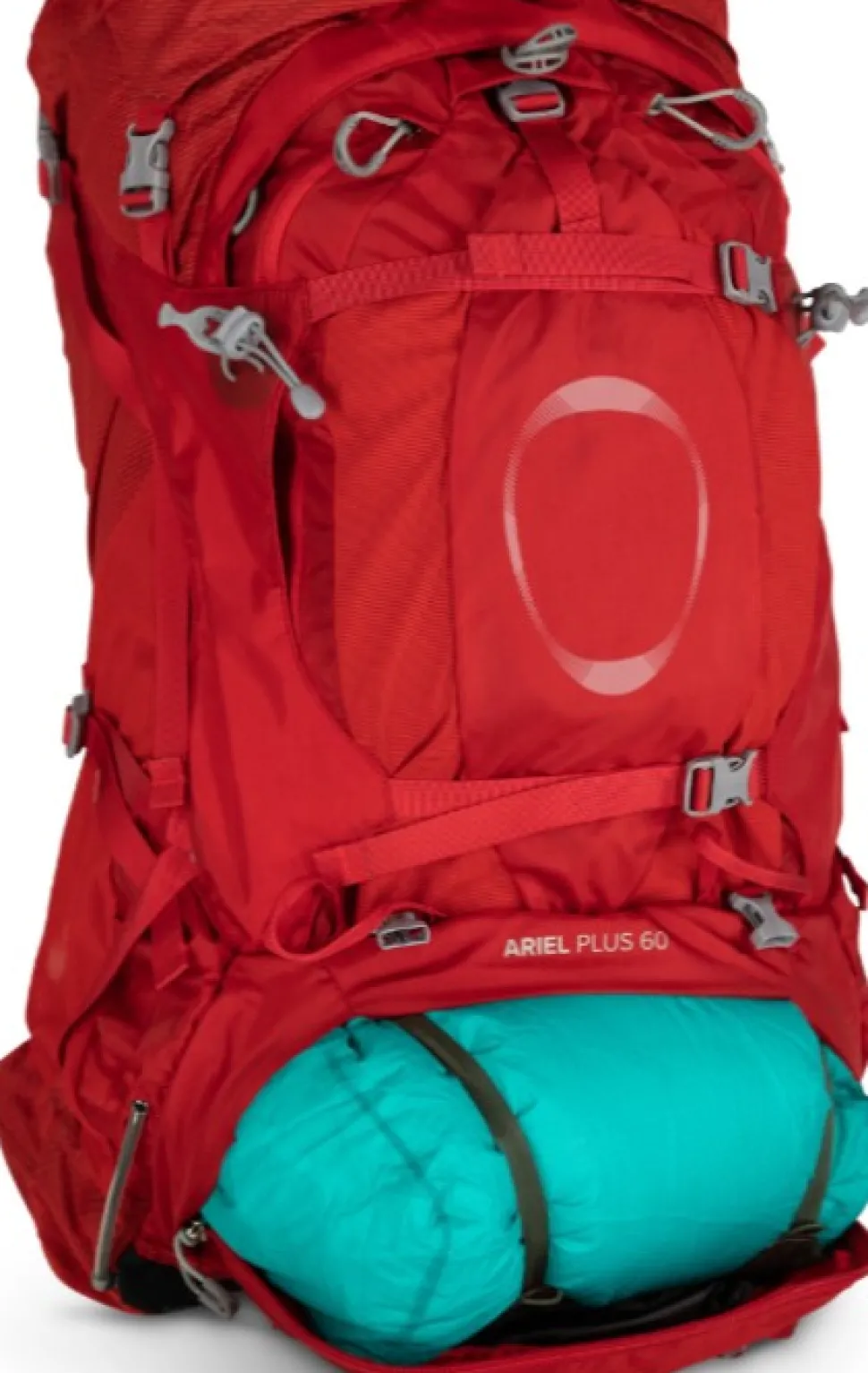 Osprey Ariel Plus 60 Naisten Rinkka, Punainen
