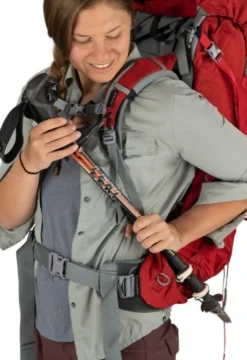 Osprey Ariel Plus 60 Naisten Rinkka, Punainen