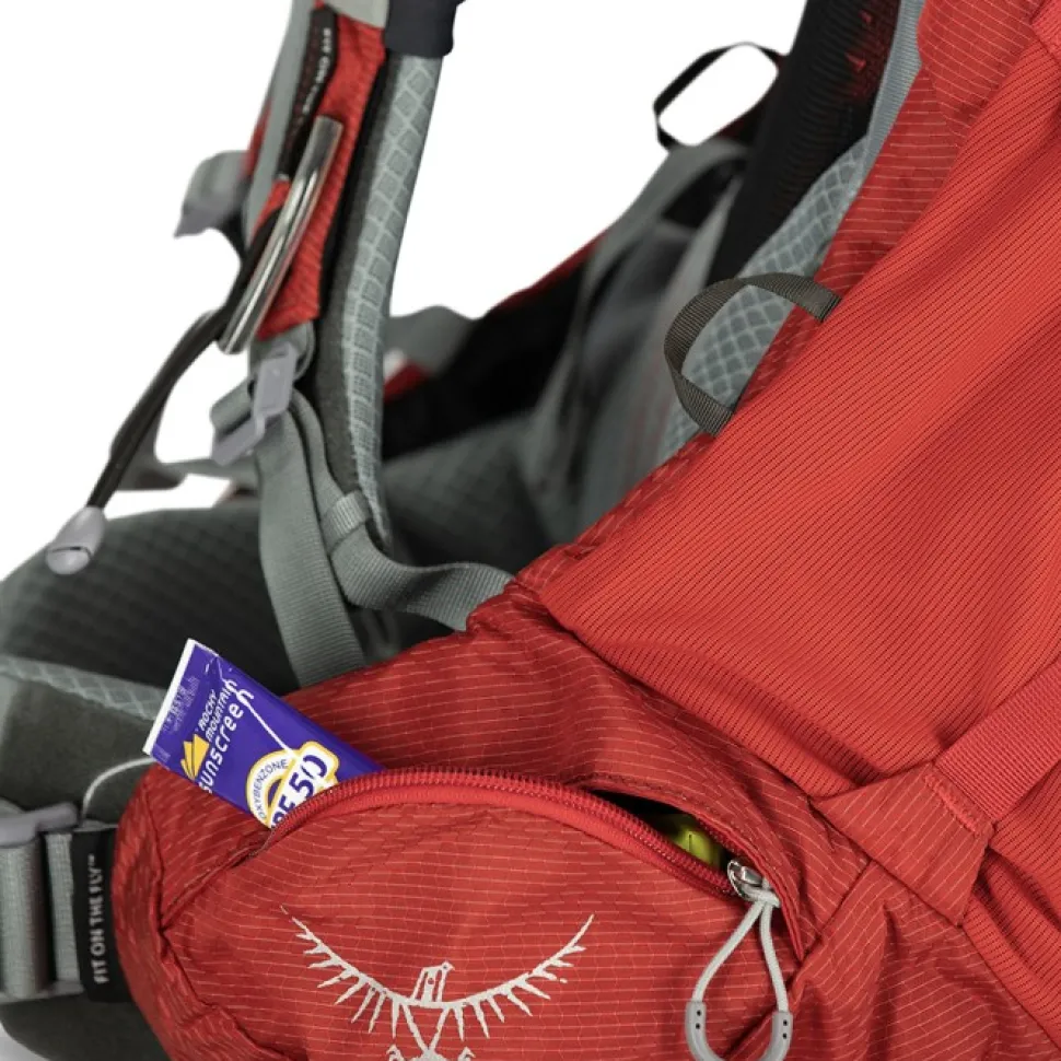 Osprey Ariel Plus 70 Naisten Rinkka, Punainen