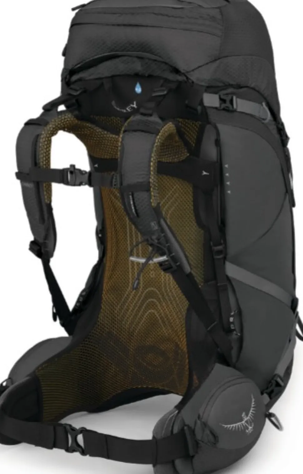 Osprey Atmos Ag 50 Rinkka, Musta