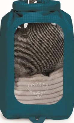 Osprey Dry Sack Window Kuivapussi, 6 L, Petrooli