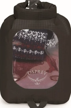 Osprey Dry Sack Window Kuivapussi, 3 L, Musta