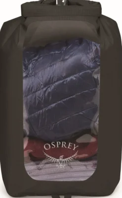 Osprey Dry Sack Window Kuivapussi, 20 L, Musta