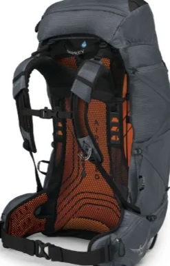 Osprey Exos 58 Rinkka, Harmaa