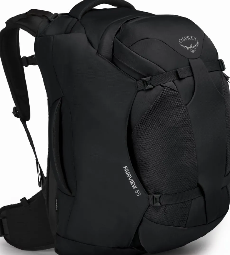 Osprey Fairview 55 Naisten Matkailurinkka, Musta