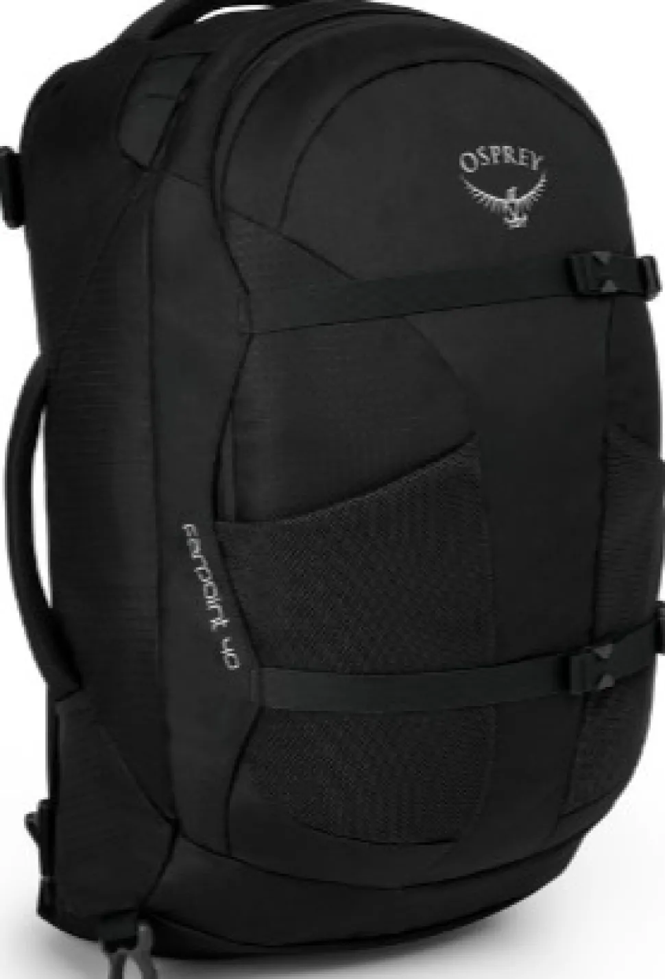 Osprey Farpoint 40 Matkailurinkka, Musta