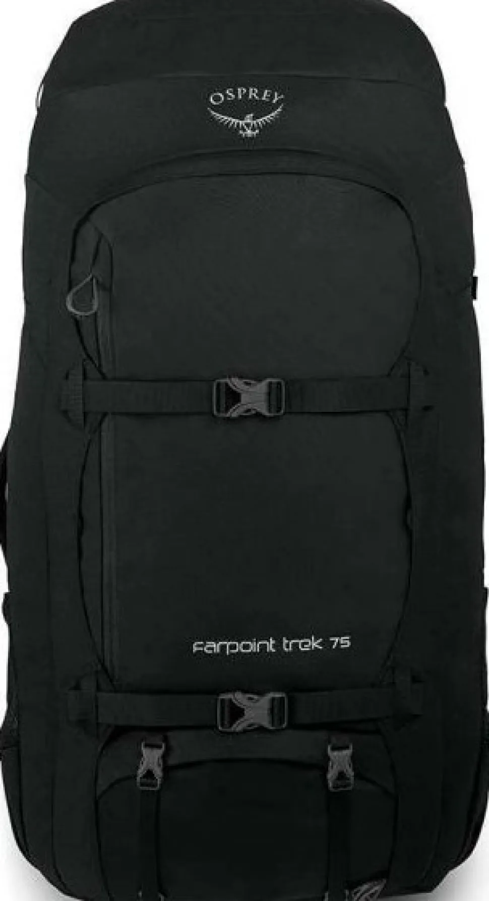 Osprey Farpoint Trek Rinkka 75L, Musta