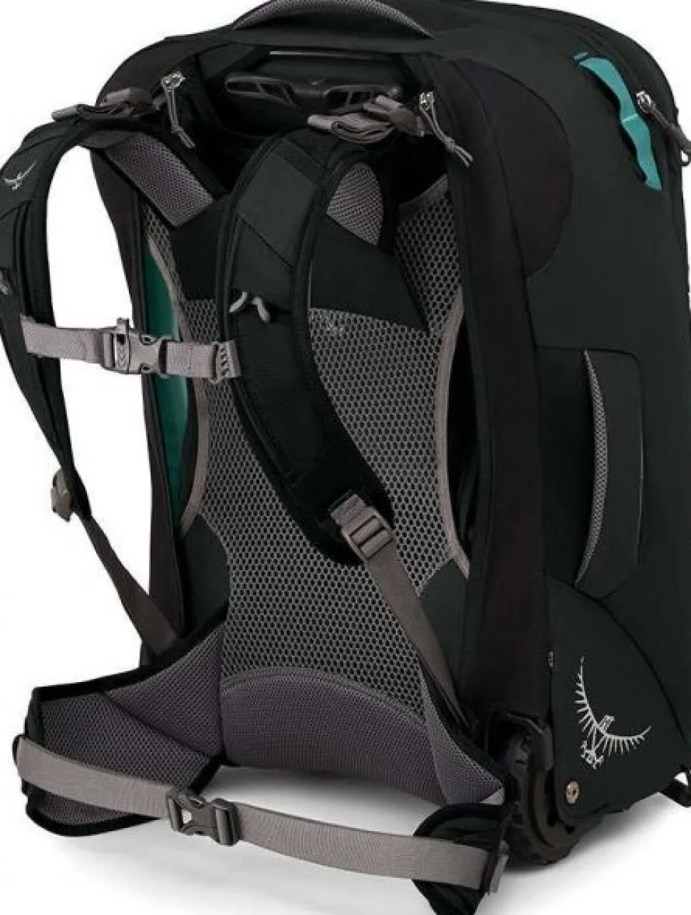 Osprey Farpoint Wheels 36 Matkailurinkka, Musta