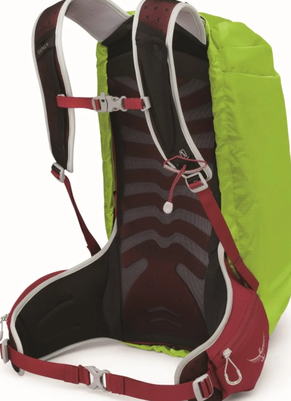 Osprey Hi-Vis Raincover Xs Sadesuoja, 10 - 20 L, Lime