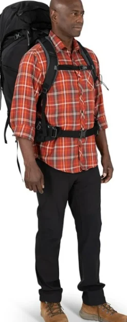 Osprey Kestrel 68 Rinkka, Musta