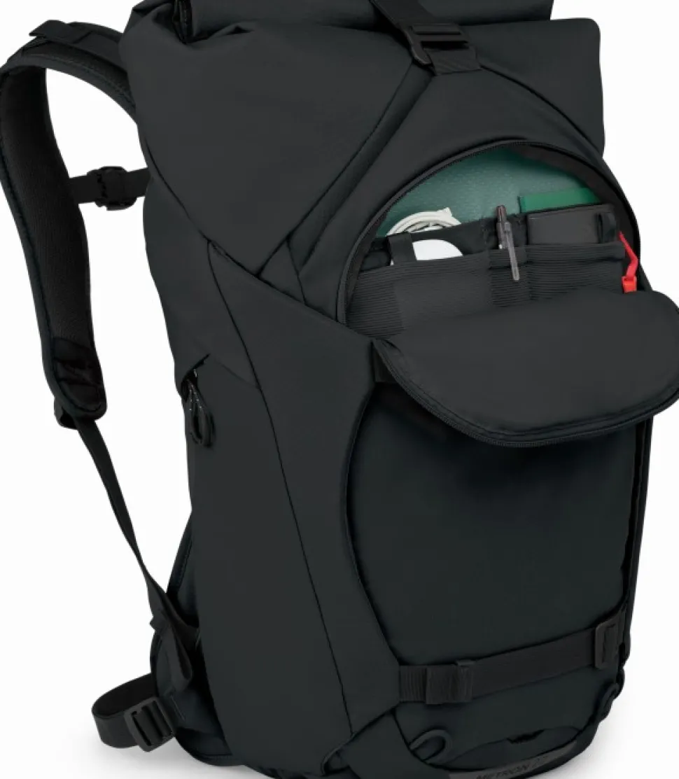 Osprey Metron Roll Top Pack Reppu, Musta