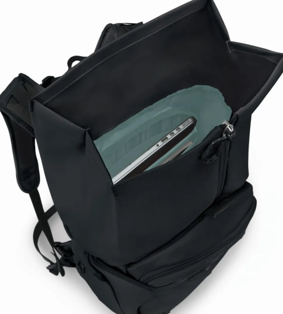 Osprey Metron Roll Top Pack Reppu, Musta