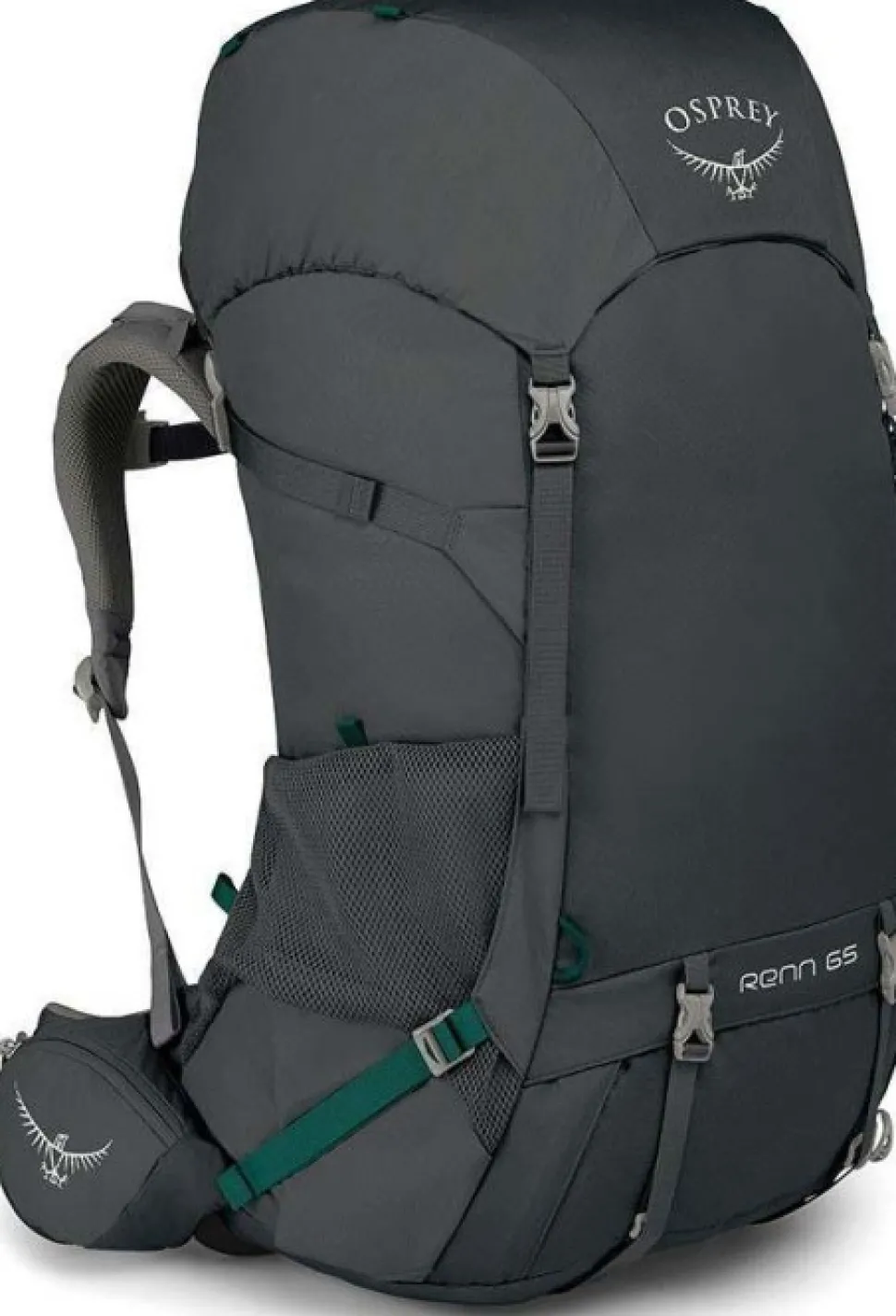 Osprey Renn 65 -Naisten Rinkka, Tummanharmaa