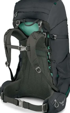 Osprey Renn 65 -Naisten Rinkka, Tummanharmaa
