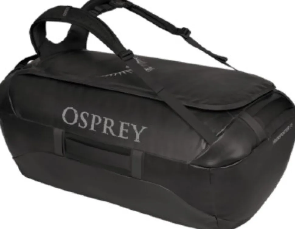 Osprey Transporter 95 Varustekassi Kantosysteemilla, Musta