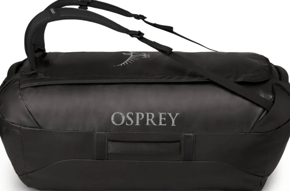 Osprey Transporter 120 Varustekassi Kantosysteemilla, Musta