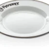 Petromax Enamel Plates 22 Cm White 2-Pack