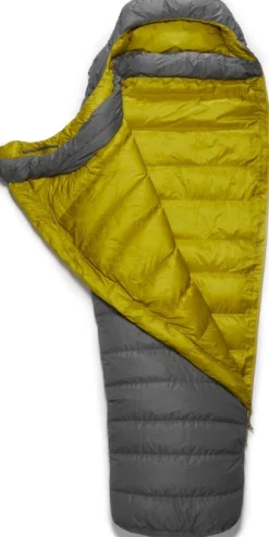Rab Ascent Pro 400 Untuvamakuupussi, Pitka Malli, Granite