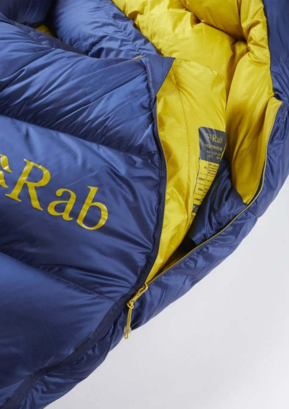 Rab Neutrino 800 Left Zip -22°C Untuvamakuupussi, Regular, Nightfall Blue Unisex