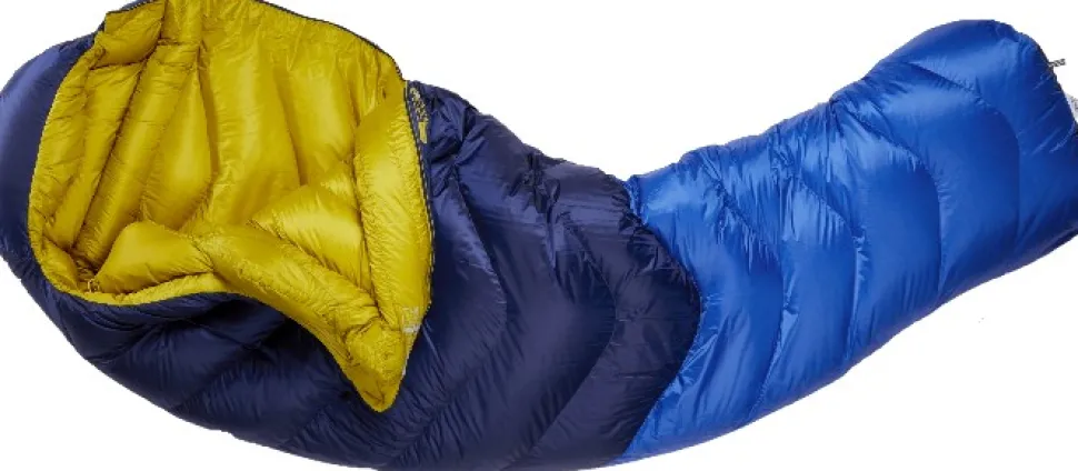 Rab Neutrino 800 Untuvamakuupussi, Left Zip Long, -22°C Nightfall Blue