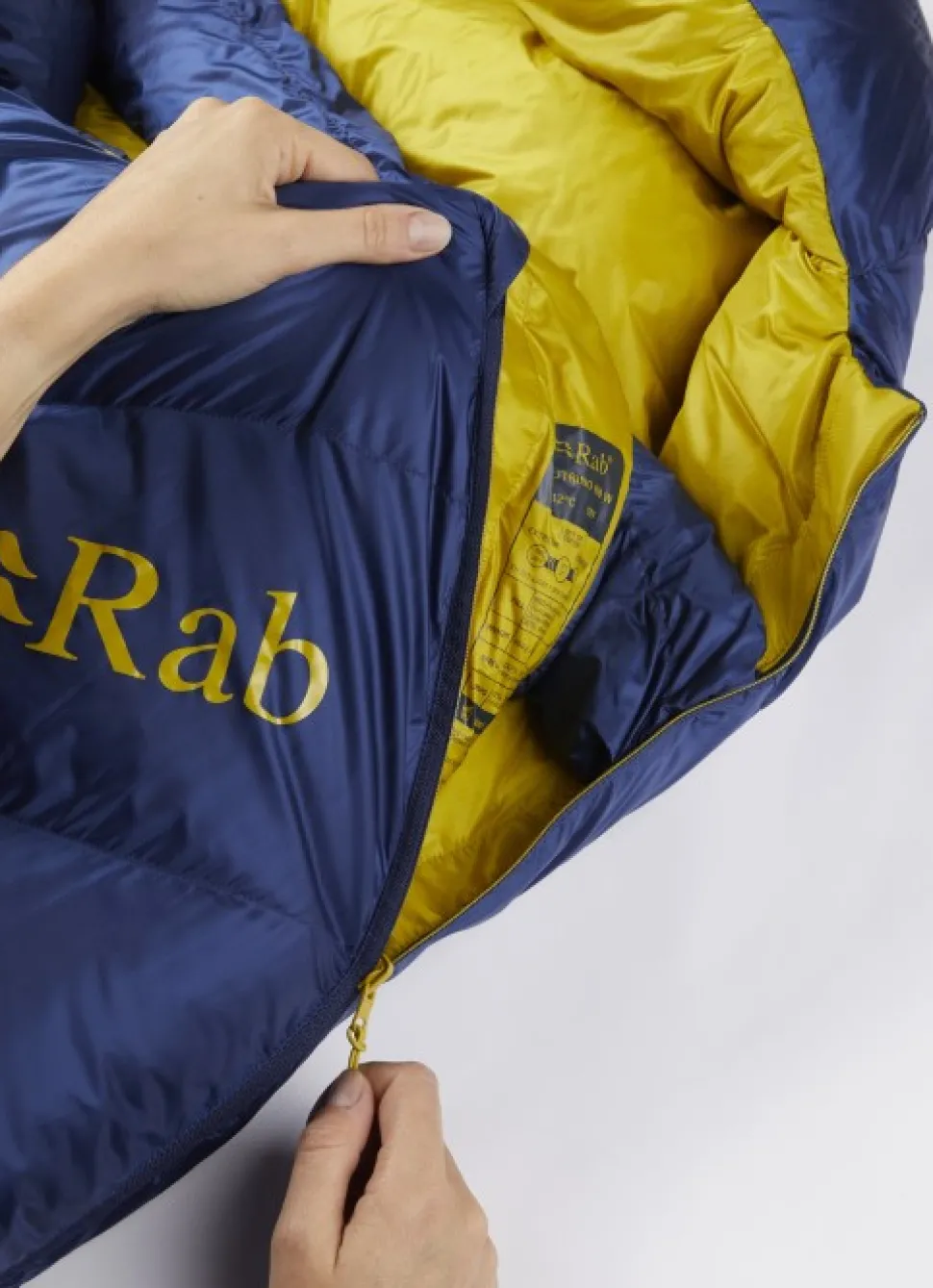 Rab Neutrino 600 Untuvamakuupussi, X-Long Wide, -12°C Nightfall Blue Unisex